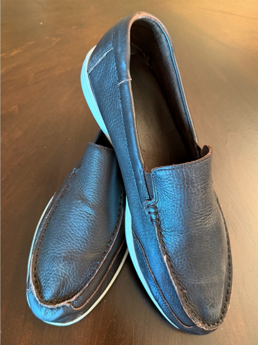 Cole Haan Men's Slip-On loafers Leather Casual Shoes Brown 9.5 - Picture 1 of 6